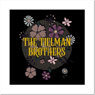 Aesthetic Tielman Proud Name Flowers Retro Styles Posters and Art